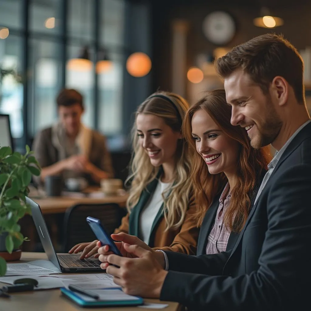 Il team di MobileLavoro in ufficio